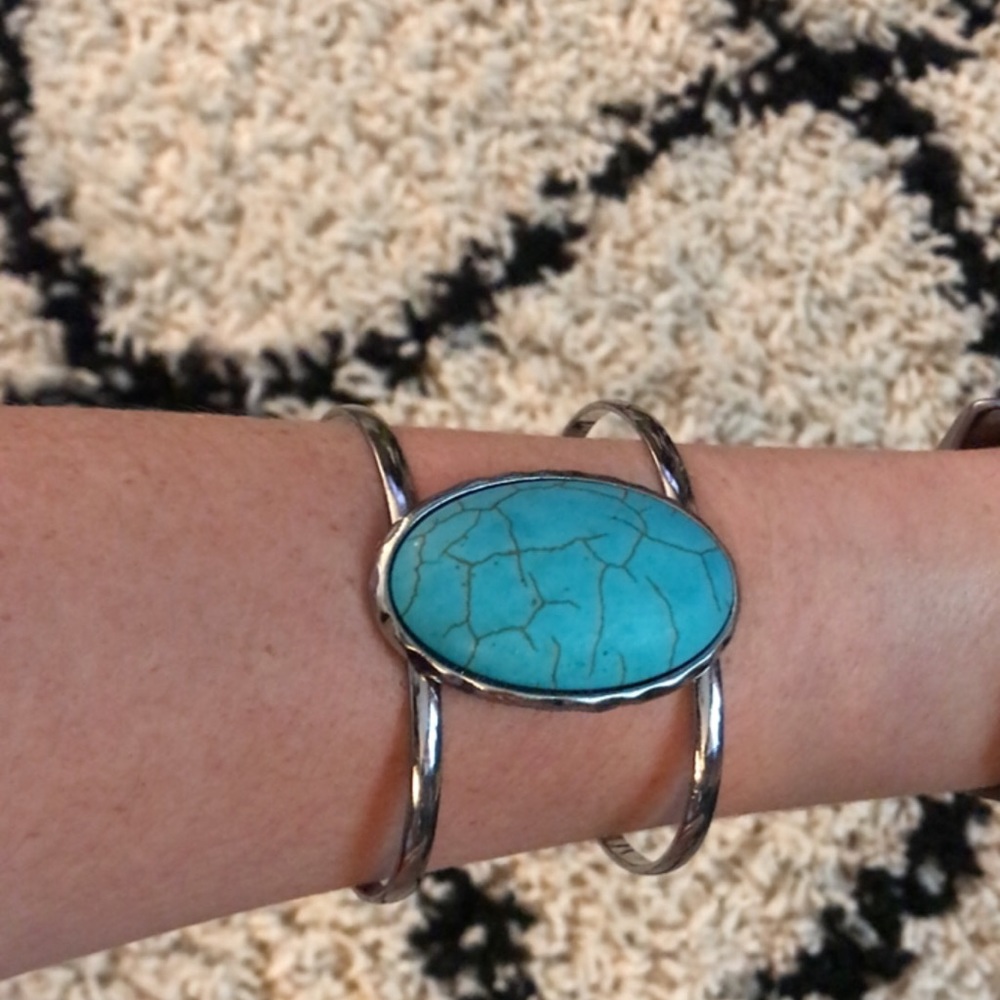 Faux turquoise bracelet